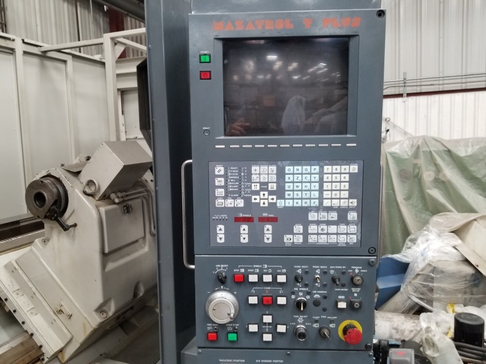 Mazak #Integrex-70, T-Plus Control, 32" swing, 121" centers, new 21" chuck, 15 HP milling, 60 HP - Image 3