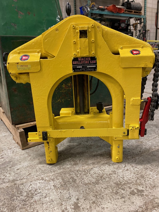 2" - 8" E H Wachs #C, Guillotine Pipe Saw, Electric- Type C- with case - Image 2