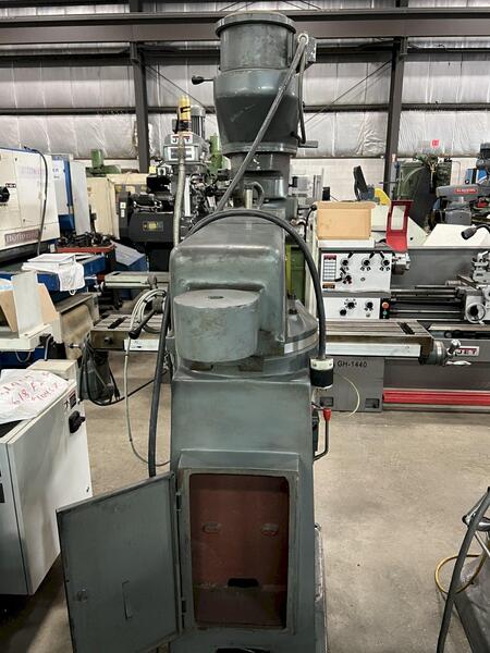 Lagun #FT-2, vertical mill, 9" x42" table, 2 HP, power feed, step pully head, 1978 - Image 3