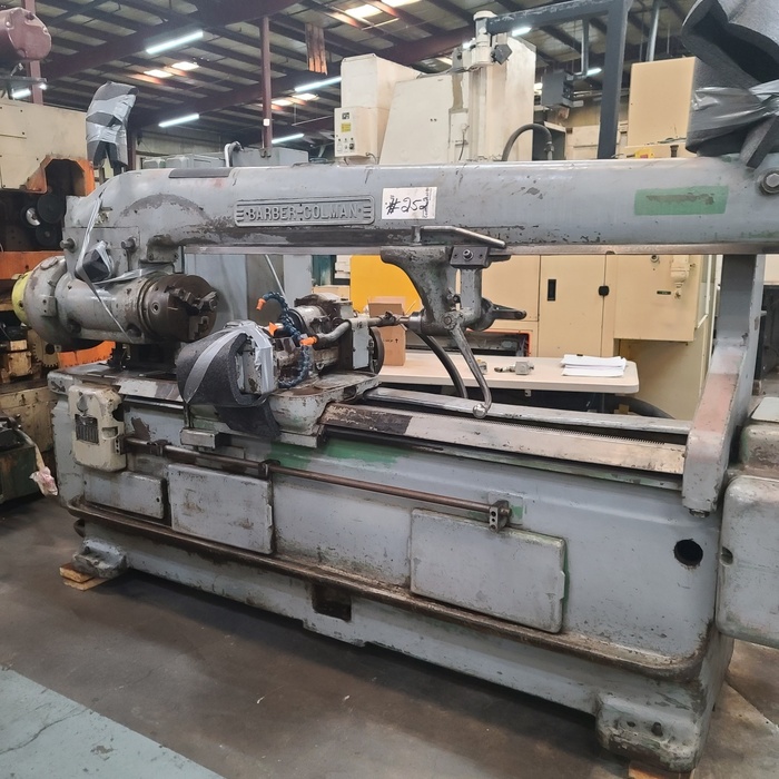Barber-Colman #16-56, horizontal gear hobber, 16" dia. x 56" lgth, 70" cc dual lead worm, C-frame design - Image 4