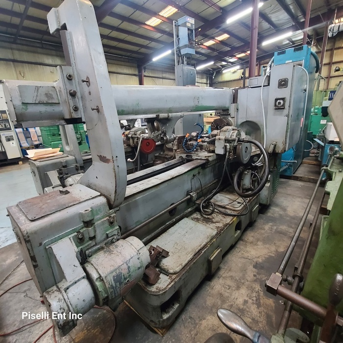 Barber-Colman #16-56, horizontal gear hobber, 16" dia. x 56" lgth, 70" cc dual lead worm, C-frame design - Image 6