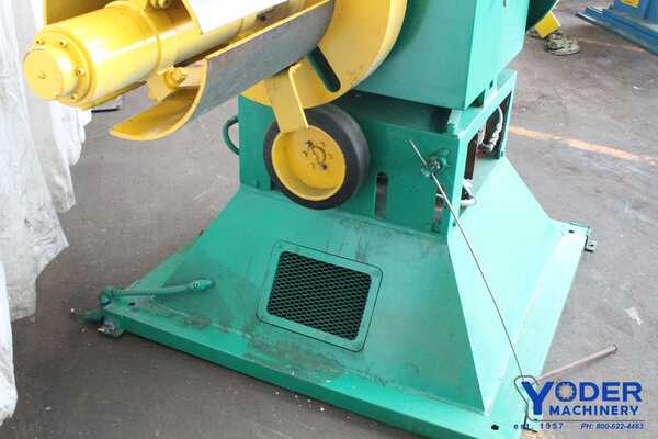 2500 lb. Micro Tool, motorized double end uncoiler, 16" width, 36" outside dimensions, 14"-22" ID, #19451 - Image 7