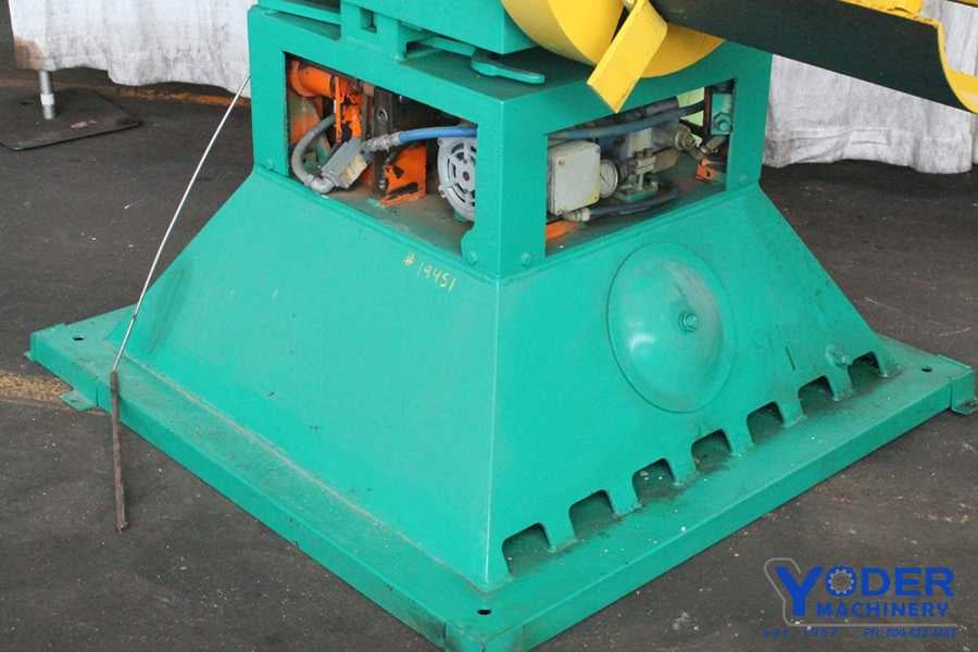 2500 lb. Micro Tool, motorized double end uncoiler, 16" width, 36" outside dimensions, 14"-22" ID, #19451 - Image 8