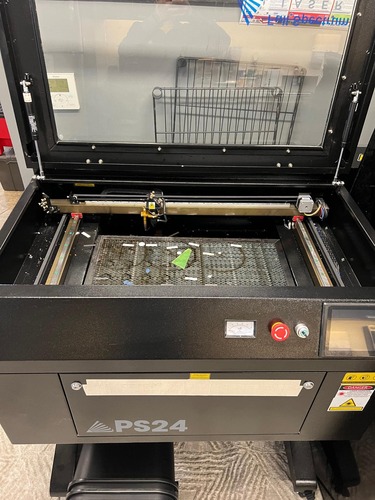 FSL Laser #PS24, laser engraver, 24" x 16" engraving area, Sealed CO2 Laser Tube, 90W, 2021 - Image 3