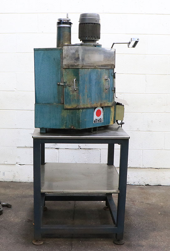 Amada #TEG-160E, punch & die grinder, 6.5" chk, 3-jaw, coolant, 7" wheel, 1.25" hole, stand, 1988 - Image 1