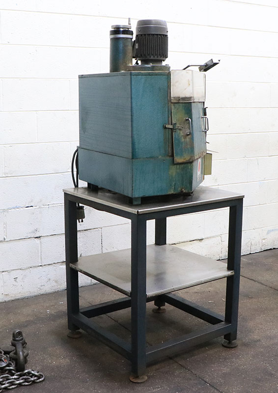 Amada #TEG-160E, punch & die grinder, 6.5" chk, 3-jaw, coolant, 7" wheel, 1.25" hole, stand, 1988 - Image 4