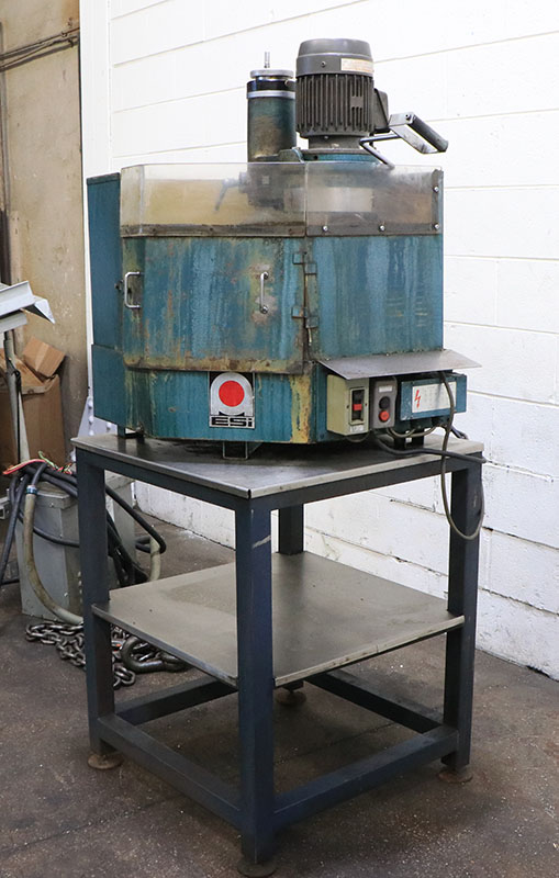 Amada #TEG-160E, punch & die grinder, 6.5" chk, 3-jaw, coolant, 7" wheel, 1.25" hole, stand, 1988 - Image 5