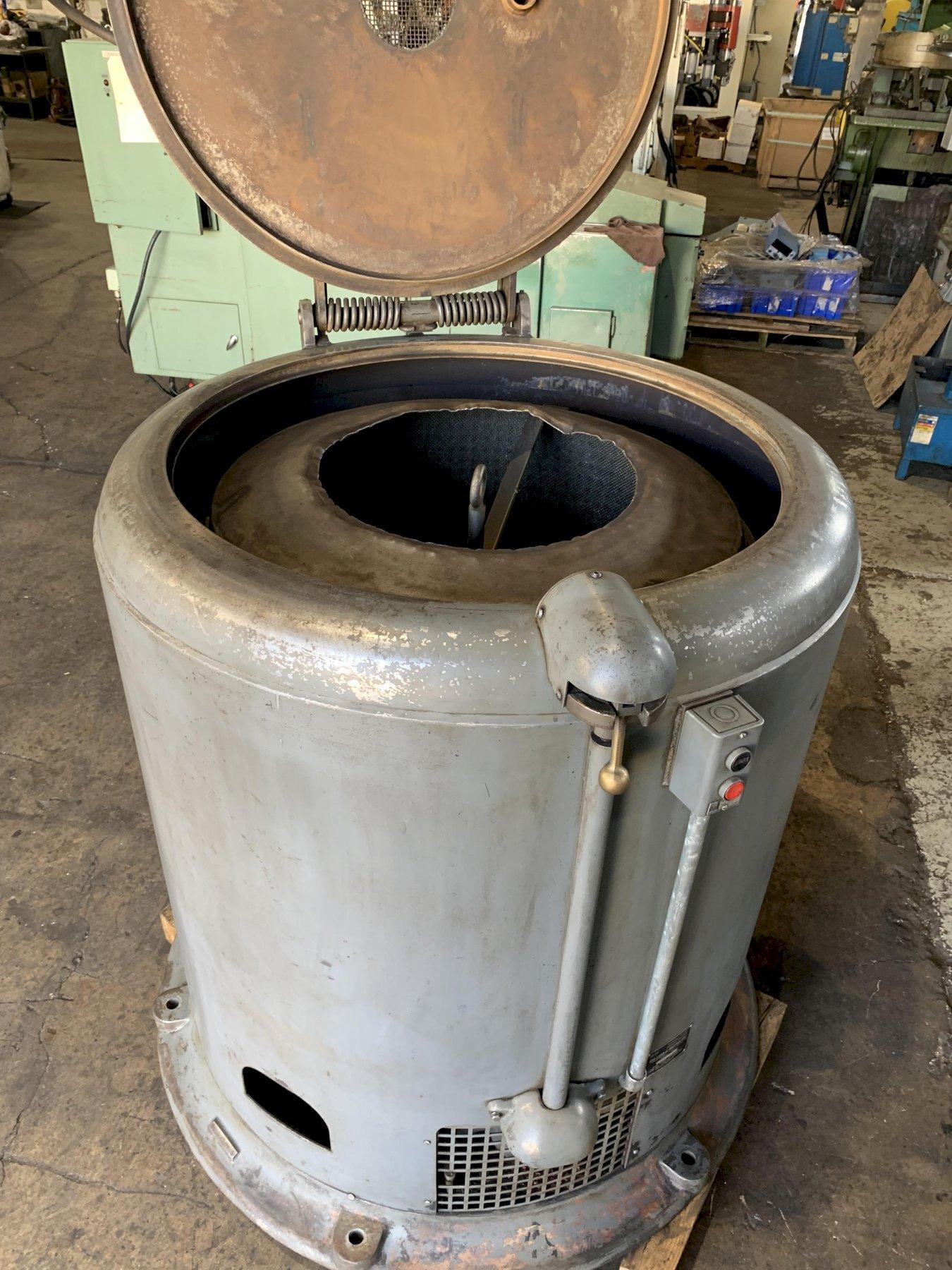 Barrett #1100E, centrifuge, 30" pan diameter, 14" pan depth, 4.5 cu.ft. pan capacity, 10 HP - Image 2