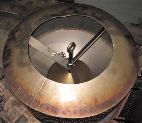 Barrett #1100E, centrifuge, 30" pan diameter, 14" pan depth, 4.5 cu.ft. pan capacity, 10 HP - Image 3