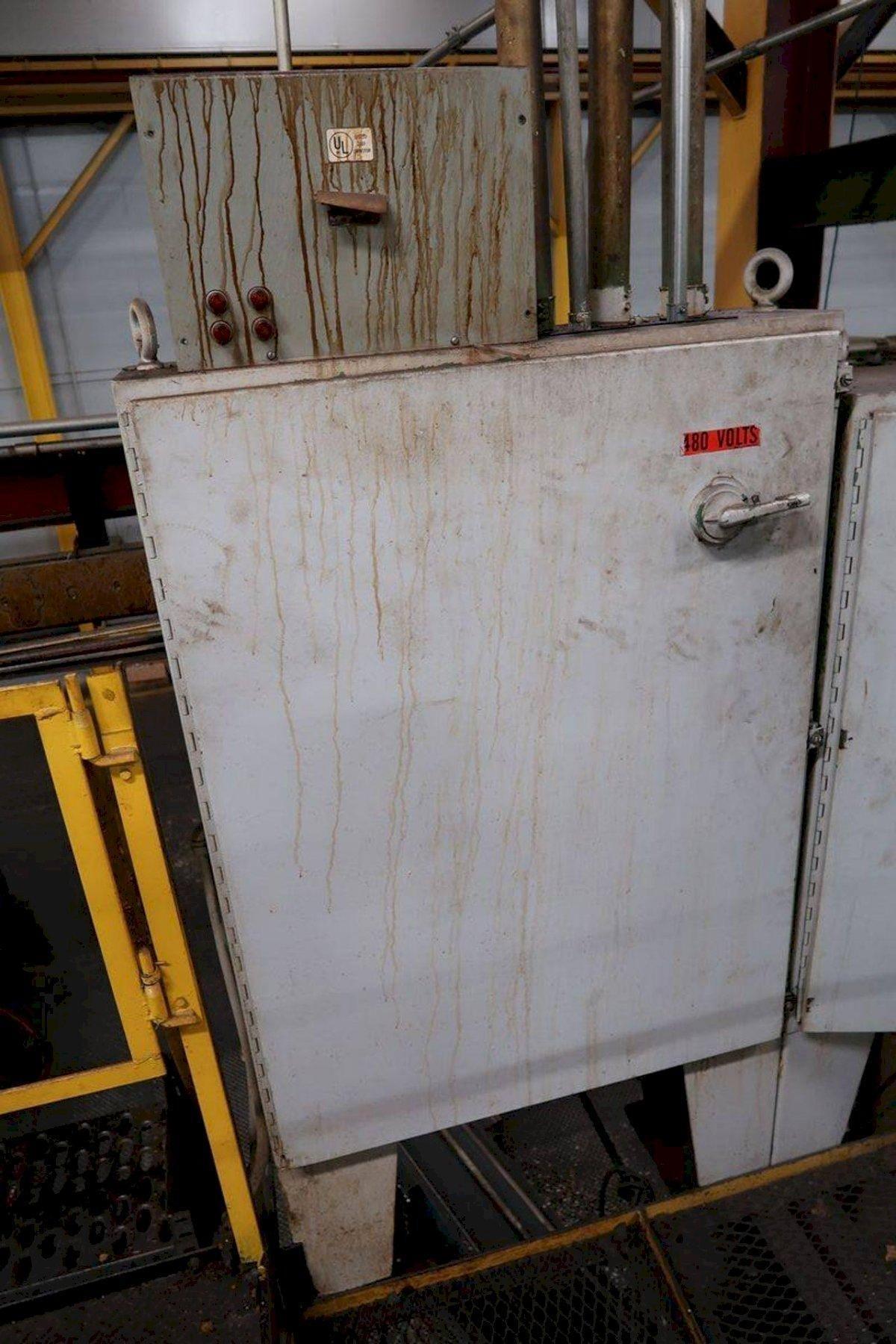 600 Ton, Minster #E2-600, straight side double crank press, 12" stroke, 31" Shut Height, 30-60 SPM, air - Image 7