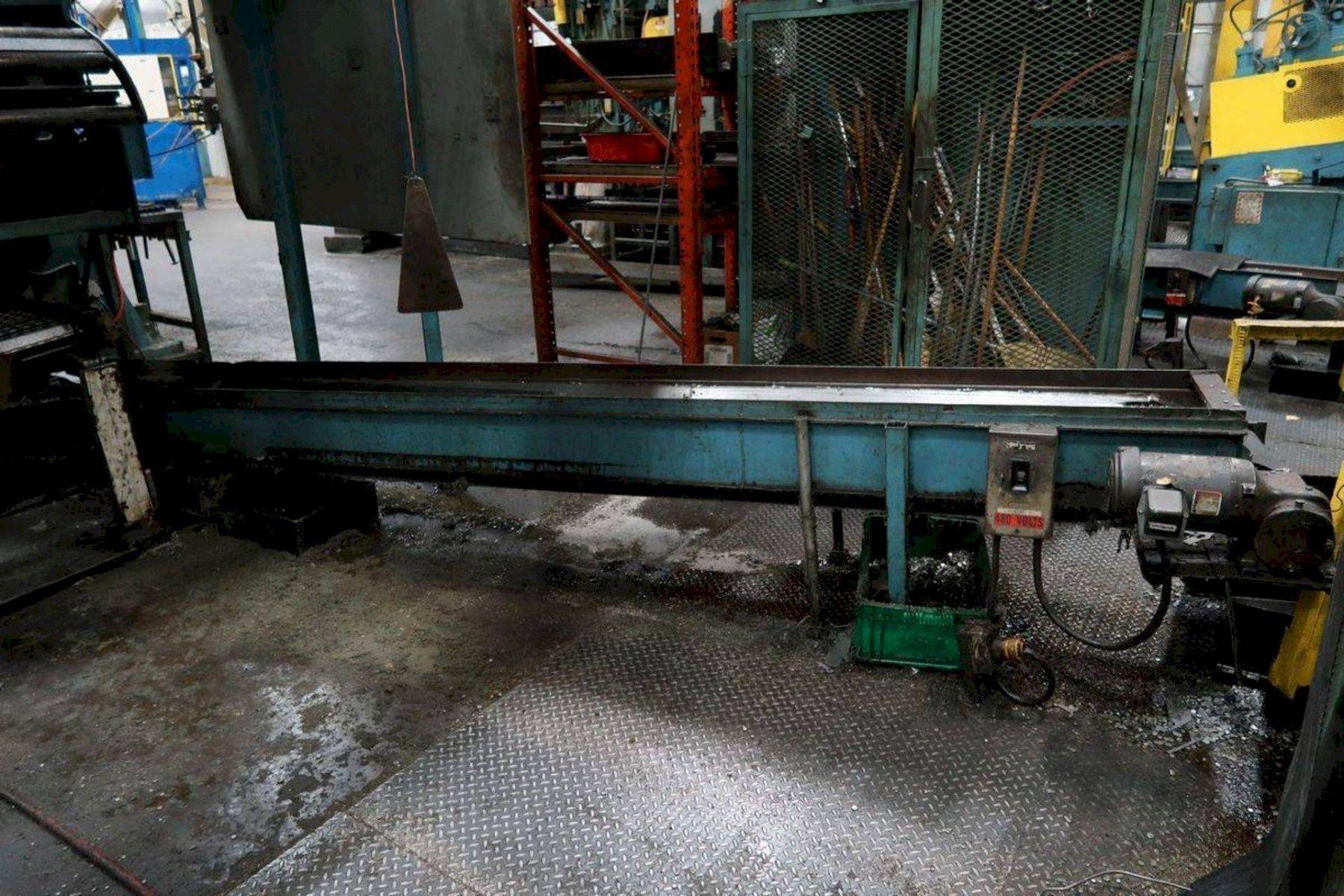 600 Ton, Minster #E2-600, straight side double crank press, 12" stroke, 31" Shut Height, 30-60 SPM, air - Image 9