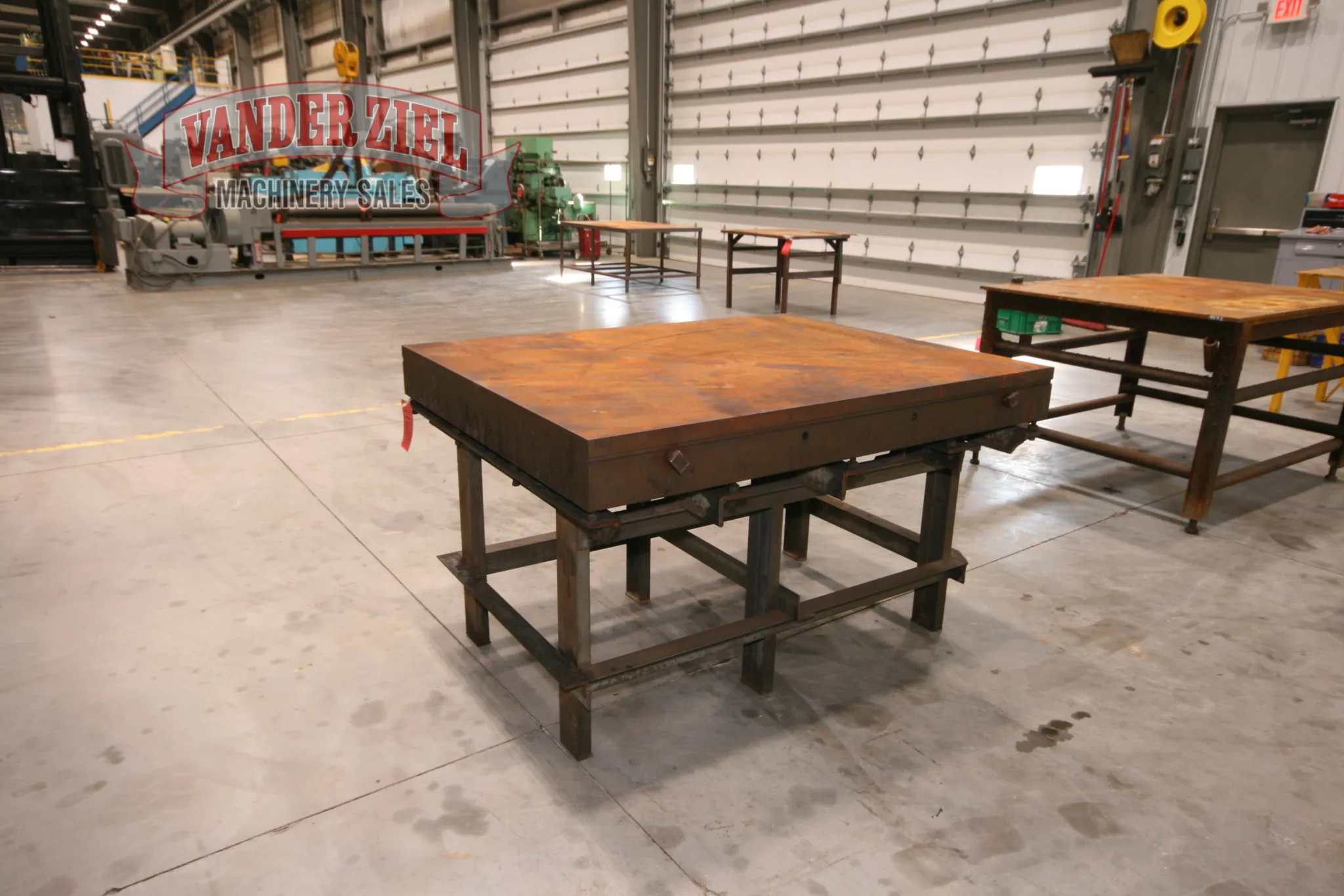 4' x 60' -3/4" x 1/2" thick, Welding Table, 36" high - Image 3