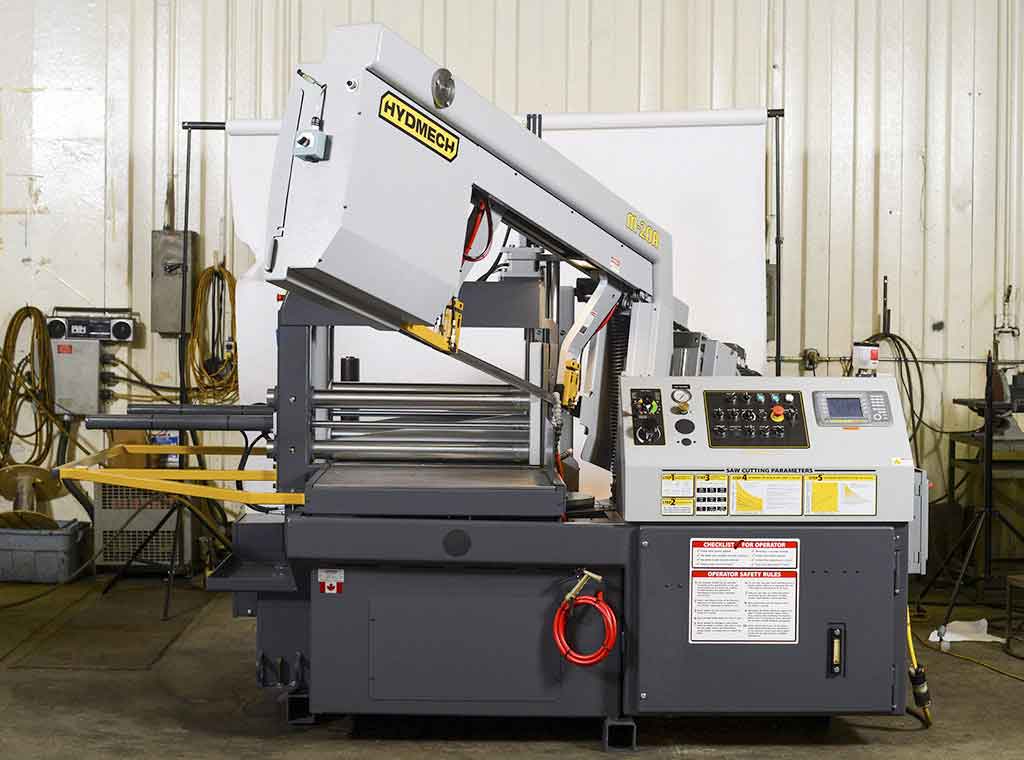 20" x 30" HydMech M20A, horizontal pivot band saw, 11/2" x 206