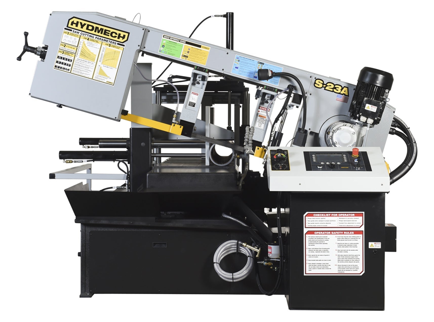 16" x 20" Hyd-Mech #S-23A, horizontal pivot band saw, 1-1/4" x 16'10" band, 8.8 HP, coolant system, automatic - Image 1