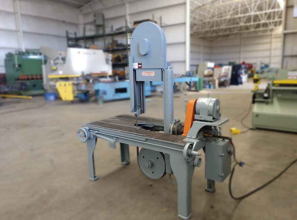 18" x 18" Armstrong #8/M4, vertical band saw, 14' 8" x 3/4" blade, 1 HP - Image 1
