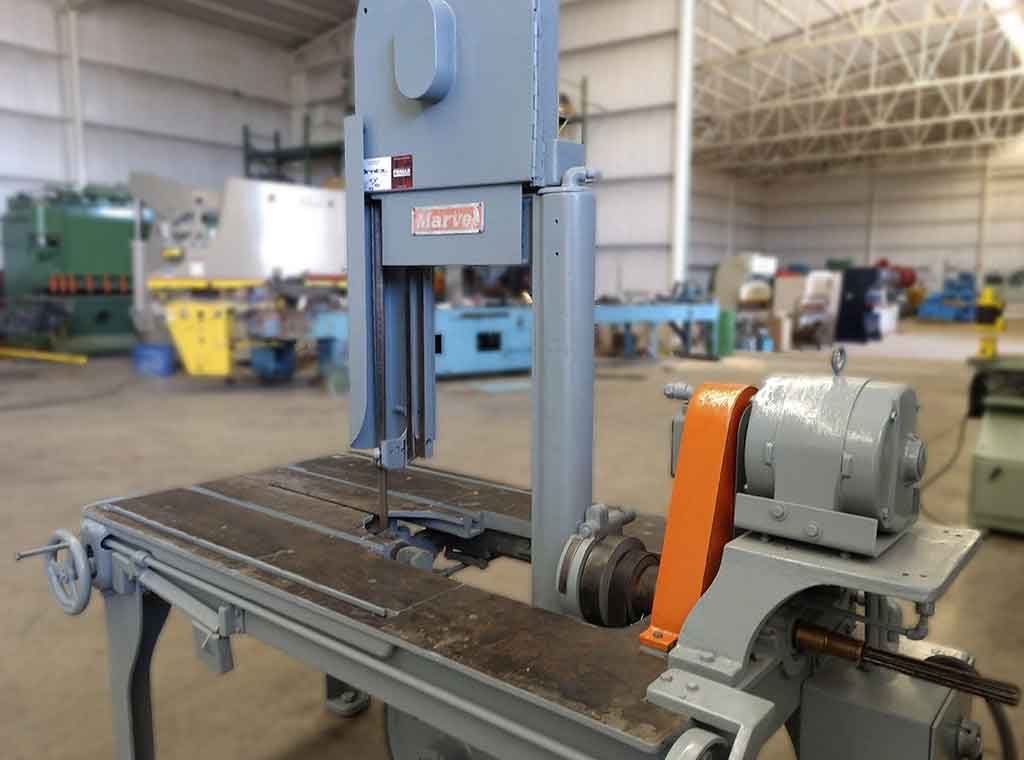 18" x 18" Armstrong #8/M4, vertical band saw, 14' 8" x 3/4" blade, 1 HP - Image 4