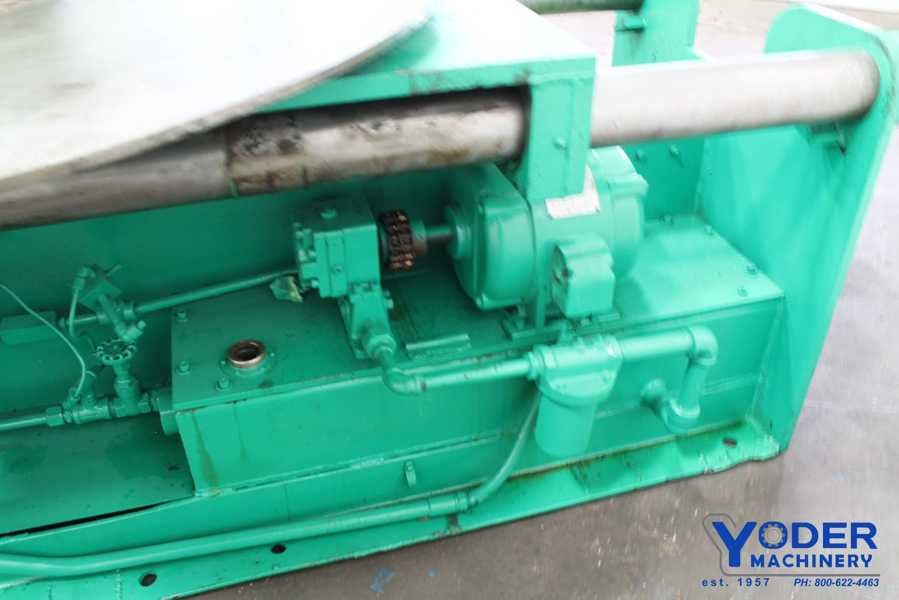 6000 lb. Horizontal uncoiler, manual horizontal payoff, pneumatic brake, 3 HP, #62267 - Image 8
