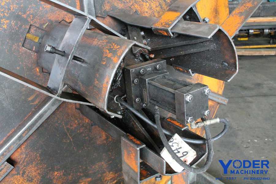 6000 lb. Custom coil reel, 18" width, 16"-22" ID, 72" outside dimensions, hydraulic expansion, 5 HP, #64363 - Image 4