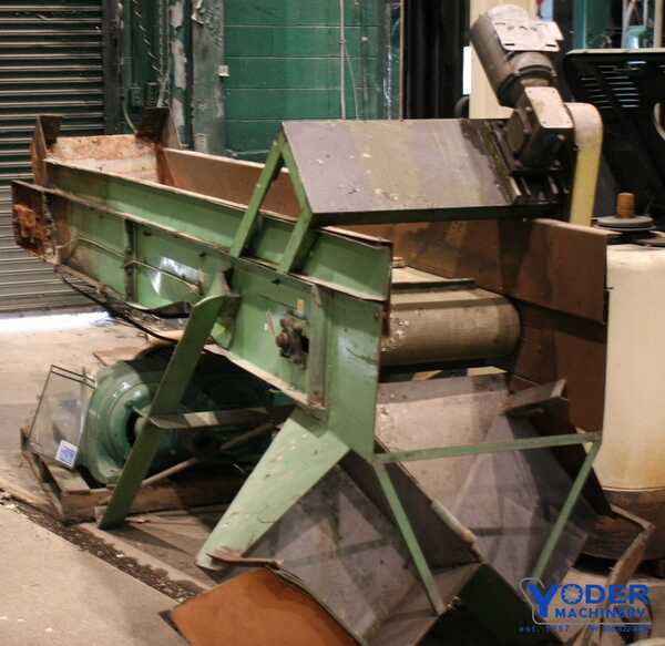 22-3/4" x 10' Belt type chip conveyor, 1-1/2" height of flights, 1725 RPM, 3/4 HP, #61210 - Image 5