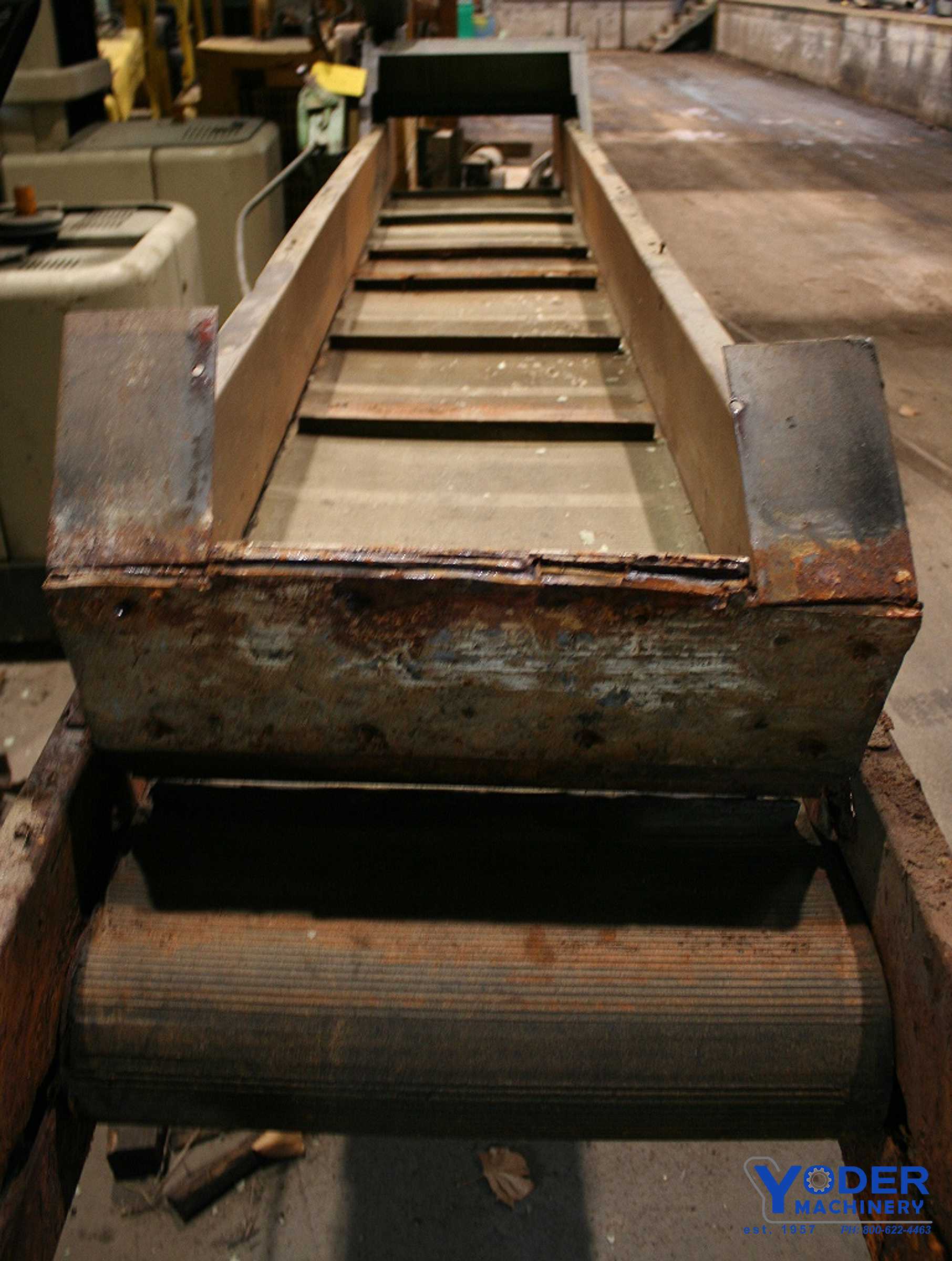 22-3/4" x 10' Belt type chip conveyor, 1-1/2" height of flights, 1725 RPM, 3/4 HP, #61210 - Image 6