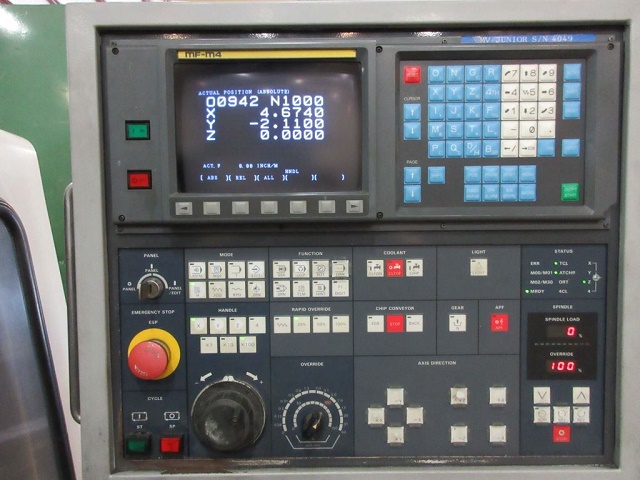 Mori Seiki #MV-Junior, vertical machining center, Fanuc O-MC, 22" X, 16" Y, 18" Z, 8000 RPM, 20 automatic - Image 4