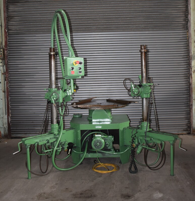 Redin #72, 72" universal dual arm gear deburrer w/2 adjustable heads - Image 1