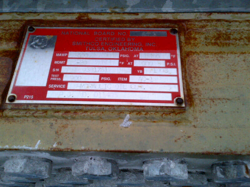 1980 sq.ft., 600 psi, Smithco Bare, 42000 sq.ft. Ext., Carbon Steel, #1270645 - Image 9