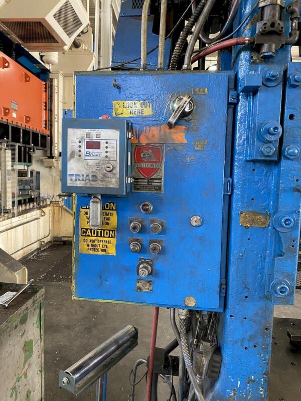 90 Ton, Cleveland #50D-48, straight side double crank Press, 8" stroke, 15" shut height, 3" adjustment, 45 - Image 2