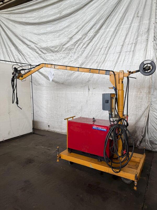 Lincoln Idealarc #Pulse Power 500, Welder W/ Boom And Lincoln LN-9F Wire Feeder - Image 3
