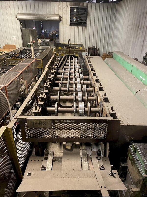 20 Stand, Pearson Rake & Gutter Rollforming Line, 2.5" arbor, 30" roll space, 16" horiz spacing, 5"-10" vert - Image 2
