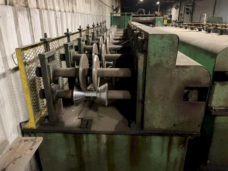 20 Stand, Pearson Rake & Gutter Rollforming Line, 2.5" arbor, 30" roll space, 16" horiz spacing, 5"-10" vert - Image 4