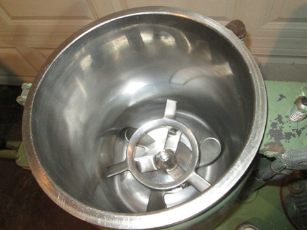 20 liter Papenmeier, High Intensity Mixer, jacketed, stainless steel, discharge - Image 2