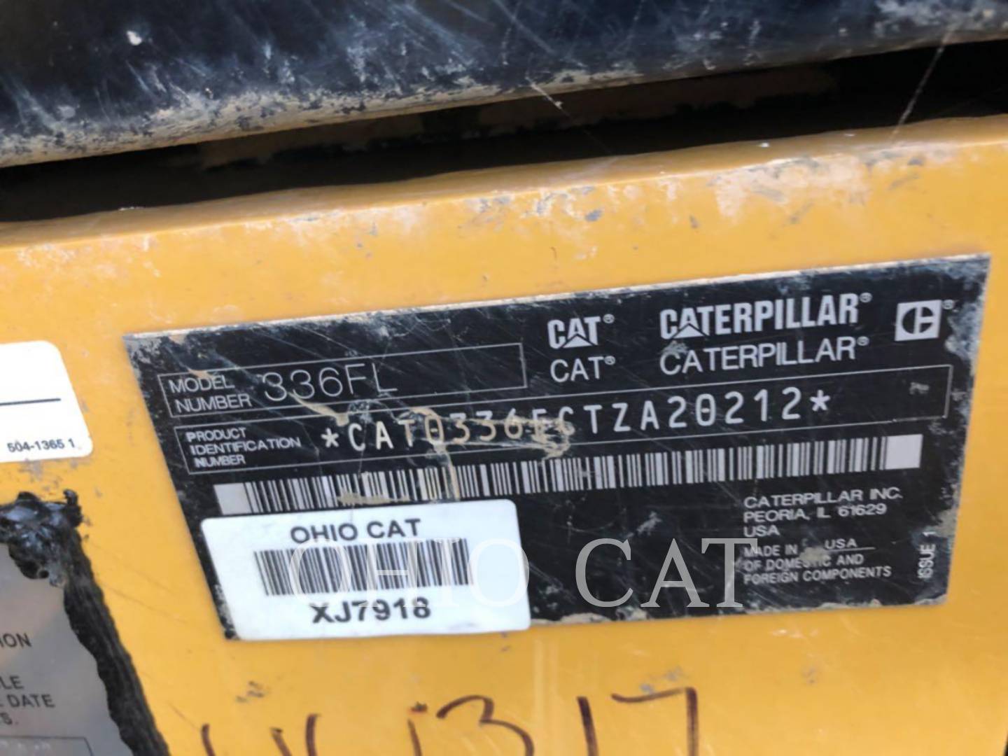 Caterpillar 336FL, Crawler Excavator, 2307 hours, S/N: TZA20212, 2018 - Image 6