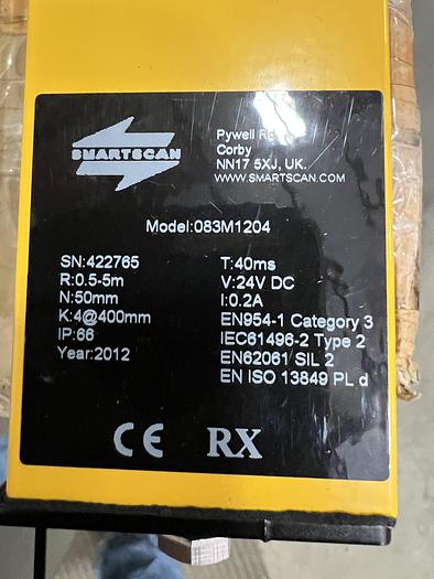 Light Curtain Set, Smartscan #083M1204, transmitter & receiver, about 50" length, new, 2012, #104824 (4 - Image 4