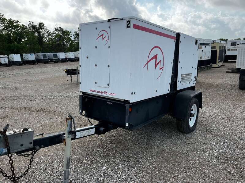 31 KW Magnum #MMG45, Trailer Mounted, sound attenuated enclosure, Tier 3,120/240/208/277/480 Volts, 7715 - Image 2