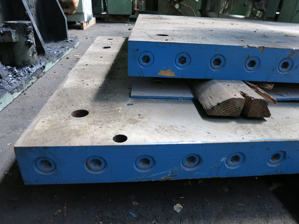 42" x 150" x 3", Venango steam platens, for hydraulic compression press (2 available) - Image 1