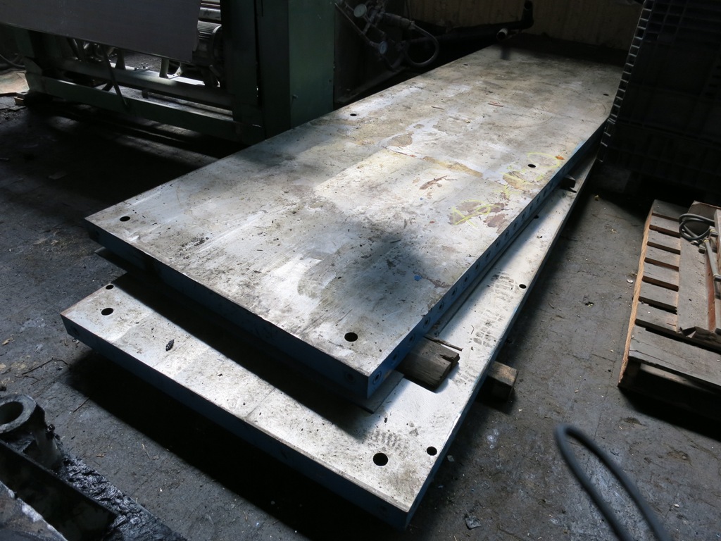 42" x 150" x 3", Venango steam platens, for hydraulic compression press (2 available) - Image 2