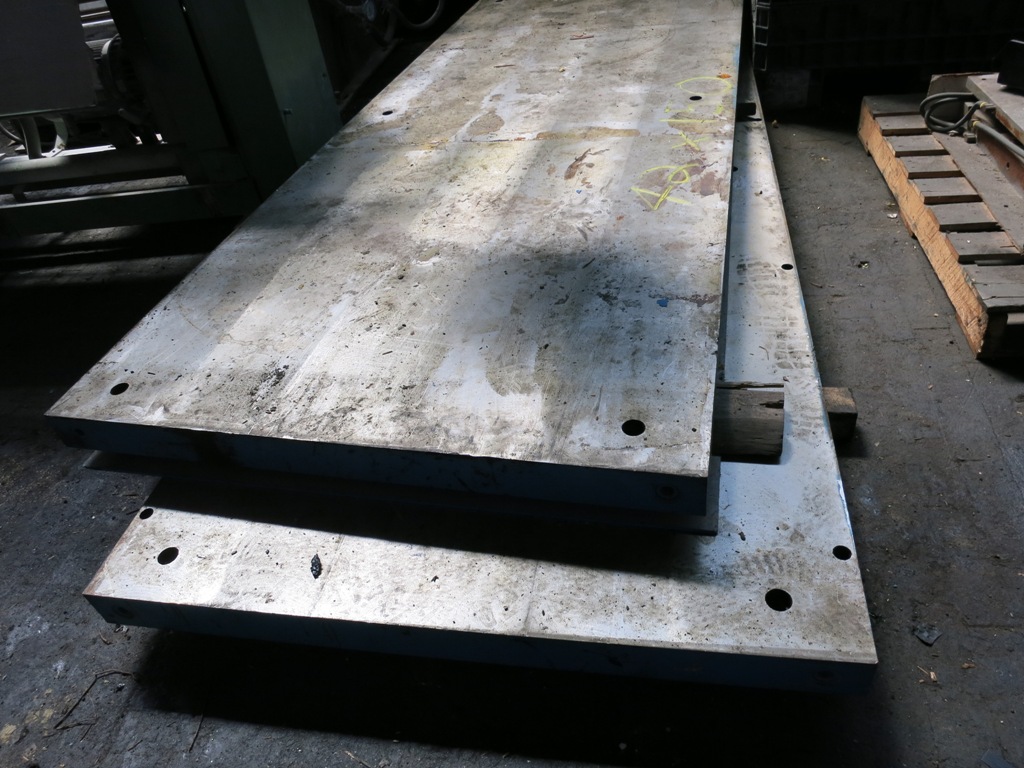 42" x 150" x 3", Venango steam platens, for hydraulic compression press (2 available) - Image 3