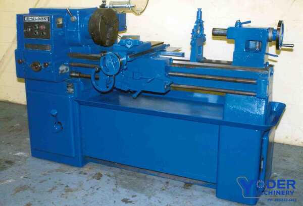 18" x 40" Sheldon #R-17-6, engine lathe, 6" swing over cross slide, 3-jaw 12" chuck, 5 HP, 1972, #12006 - Image 1