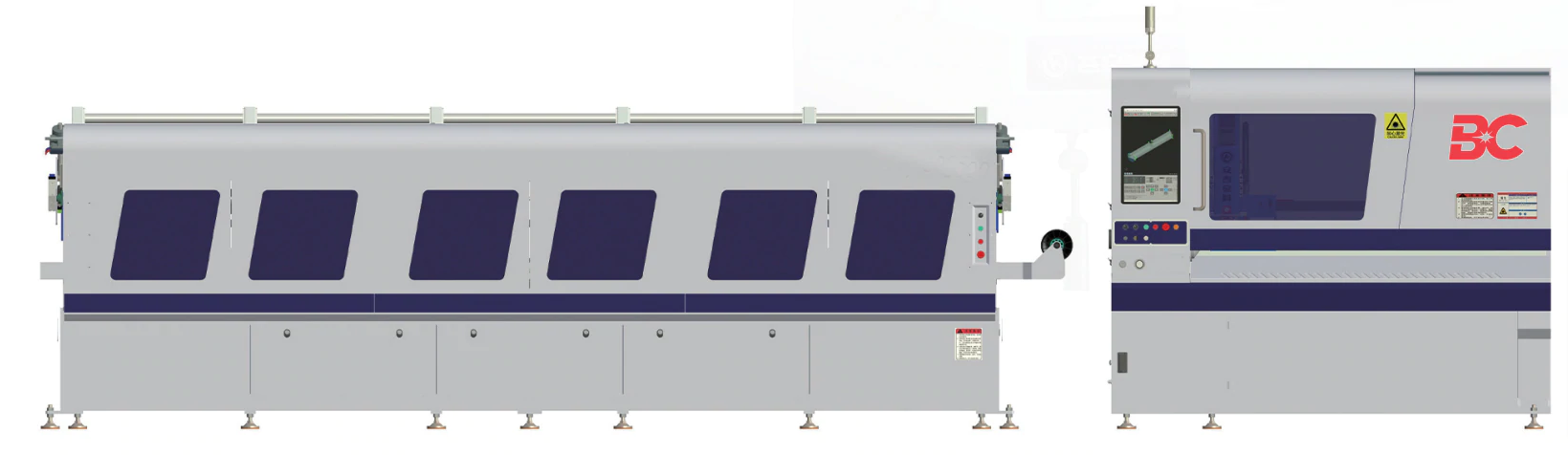 Bescutter Tube Mini Laser, 1500 watt, 4.5' x 25', Ray Tools 3D Autofocus Head and Automatic Loader - Image 2