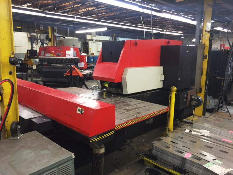 20 Ton, Amada #Aries-245, Turret Press, Amadan 04PA CNC Control with CRT, 1993 - Image 1