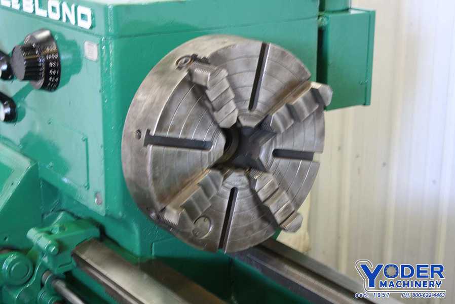21" x 54" LeBlond, Servo engine lathe, 13" swing over cross slide, 3-jaw 13" chuck, 10 HP, #66449 - Image 3