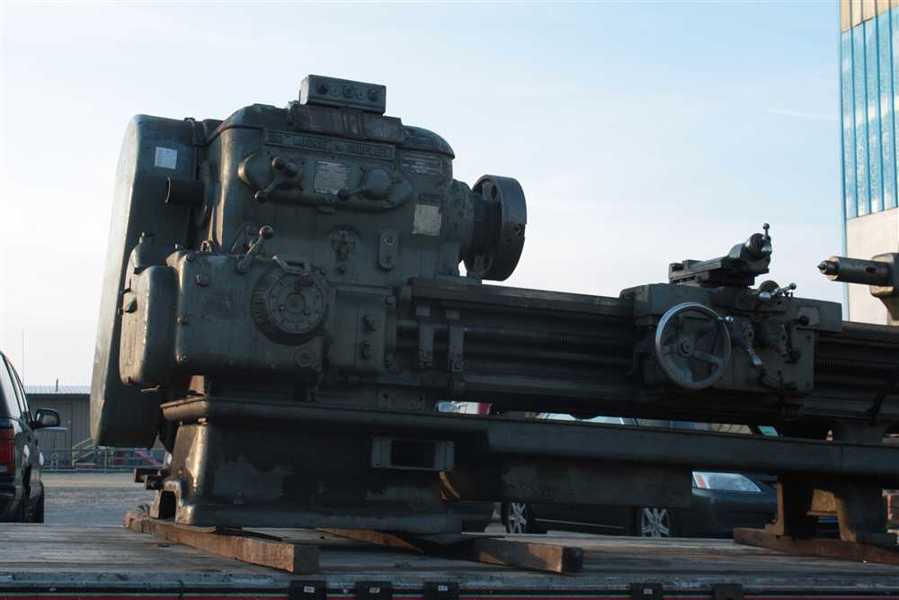 22" x 198" Lodge & Shipley #XE20, engine lathe, 14" swing over cross slide, 4-jaw 15" chuck, 30 HP, #56956 - Image 9