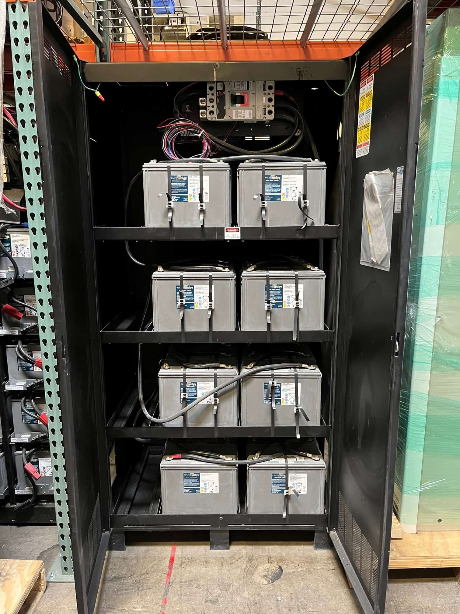 C & C Power BC55, 40 x 29.5 x 79, 480 Volts, 600 amps, battery cabinet - Image 2