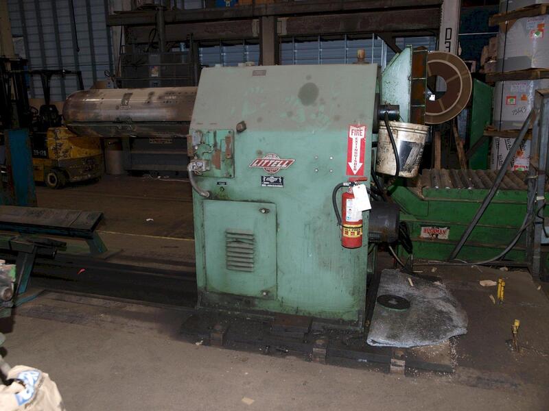 36" x .04" Paxson/Littell Cut-to-length Line, 30000 lb., hold down stand - Image 4