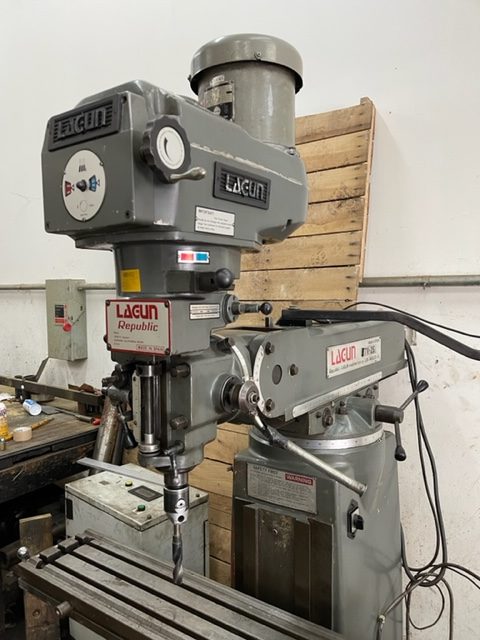 Lagun #FTV-2S, 10" x50" tbl., 2 HP, 30" X, 16" Y, 16" Z, R-8 Collet, Mitutoyo PM-32L 2-Axis digital read out - Image 3