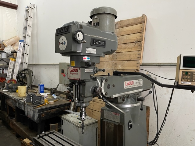 Lagun #FTV-2S, 10" x50" tbl., 2 HP, 30" X, 16" Y, 16" Z, R-8 Collet, Mitutoyo PM-32L 2-Axis digital read out - Image 6