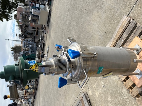 7 gallon Holloway American, 316L Stainless Steel tank, 30 psi, 12" dia x 26" straight side, 1" center bottom - Image 4
