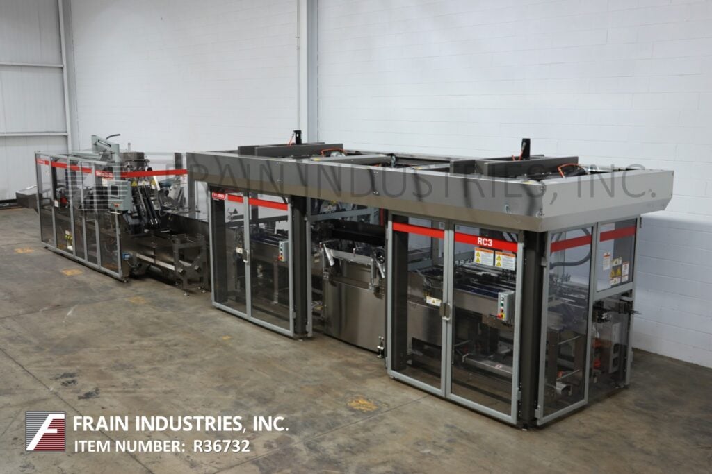 Jones #Criterion-CLI-150, automatic left hand, horizontal, robotic product feeder & hot melt glue cartoner - Image 1