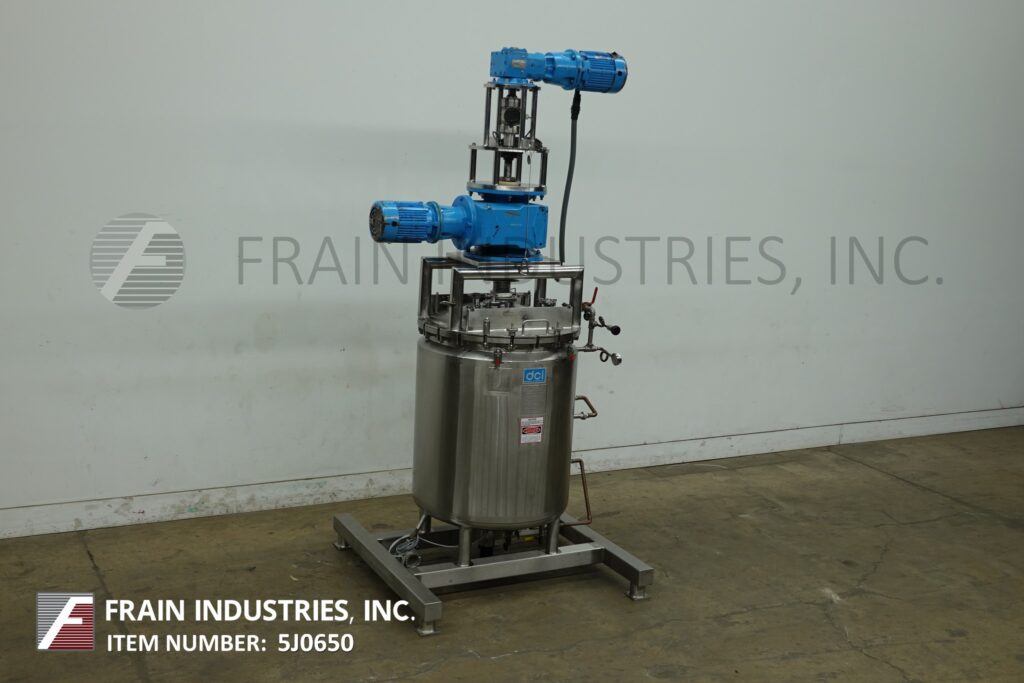 DCI #140GAL, 316 Stainless Steel jacketed & insulated process tank, 32" dia. x 40" straight wall - Image 5